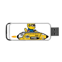 Cartoon Space Racer Galaxy Science Portable Usb Flash (two Sides) by Wegoenart