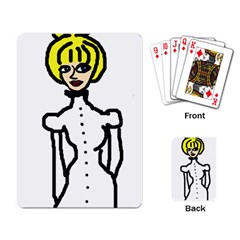 Dream Victorian Girl V Playing Cards Single Design by snowwhitegirl