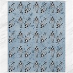 Skeleton Blue Background Canvas 16  x 20  15.75 x19.29  Canvas - 1