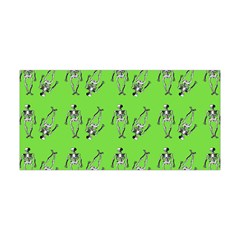 Skeleton Green Yoga Headband by snowwhitegirl