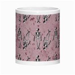 Skeleton Pink Background Morph Mugs Center