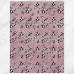 Skeleton Pink Background Canvas 36  X 48  by snowwhitegirl