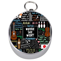 Book Quote Collage Silver Compasses by Sudhe