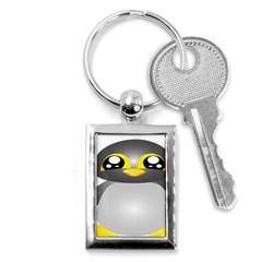 Cute Penguin Animal Key Chains (rectangle)  by Sudhe