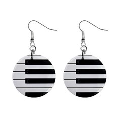 Keybord Piano Mini Button Earrings by Sudhe