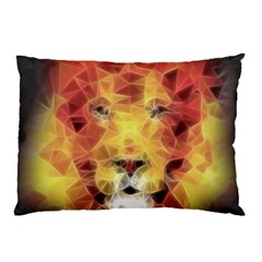 Fractal Lion Pillow Case (two Sides) by Sudhe