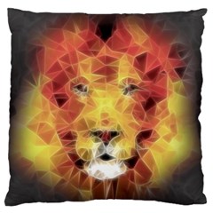 Fractal Lion Standard Flano Cushion Case (two Sides) by Sudhe