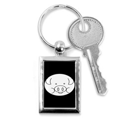 Pig Logo Key Chains (rectangle)  by Sudhe