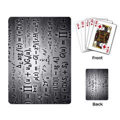 Science Formulas Playing Cards Single Design by Sudhe