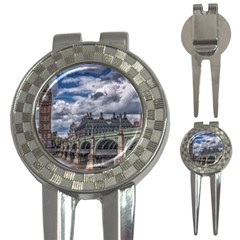 Architecture Big Ben Bridge Buildings 3-in-1 Golf Divots by Sudhe