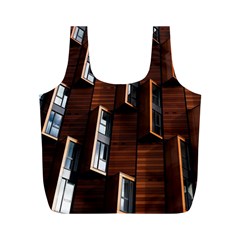 Abstract Architecture Building Business Full Print Recycle Bag (m) by Sudhe