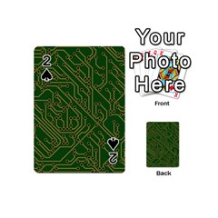 Circuit Board Electronics Draft Playing Cards 54 (mini) by Pakrebo