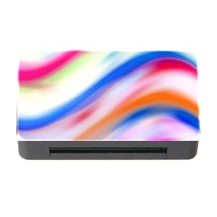 Vivid Colorful Wavy Abstract Print Memory Card Reader With Cf by dflcprintsclothing