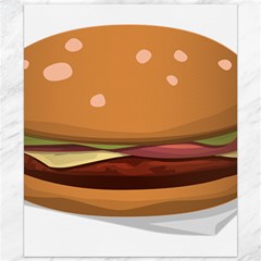 Hamburger Cheeseburger Burger Lunch Canvas 20  X 24  by Sudhe