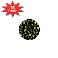 St Patricks Day Pattern 1  Mini Magnets (100 Pack)  by Valentinaart