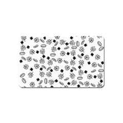 St Patricks Day Pattern Magnet (name Card) by Valentinaart