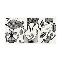 African Senufo Korhogo Tribal Ethnic Art  Yoga Headband by BluedarkArt