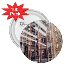 Chicago L Morning Commute 2 25  Buttons (100 Pack)  by Riverwoman
