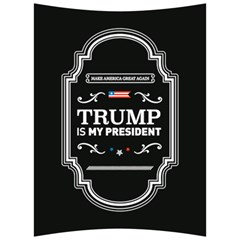 Trump Is My President Maga Label Beer Style Vintage Back Support Cushion by snek