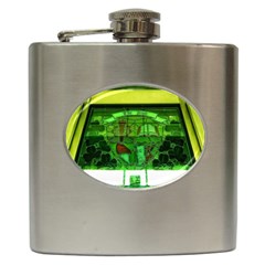 Dublin Scioto Irish Window Hip Flask (6 Oz) by Riverwoman