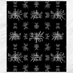 Black And White Ethnic Design Print Canvas 20  X 24  by dflcprintsclothing