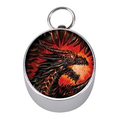 Dragon Mini Silver Compasses by Sudhe