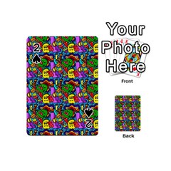 Graffiti 3 1 Playing Cards 54 (mini) by ArtworkByPatrick