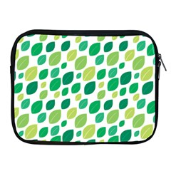 Leaves Green Modern Pattern Naive Retro Leaf Organic Apple Ipad 2/3/4 Zipper Cases by genx
