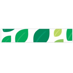 Leaves Green Modern Pattern Naive Retro Leaf Organic Large Flano Scarf  by genx