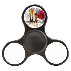 New York City Skyline Vector Illustration Finger Spinner by Sudhe