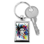 Art Drawing Poster Painting The Lion King Key Chains (Rectangle)  Front