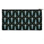 Seamless Pattern Background Black Pencil Cases Back