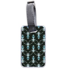 Seamless Pattern Background Black Luggage Tags (two Sides) by HermanTelo