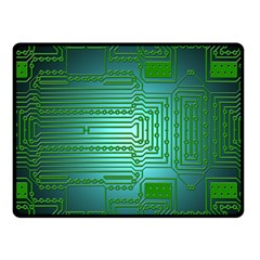 Board Conductors Circuits Fleece Blanket (small) by HermanTelo