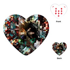 Abstract Texture Desktop Playing Cards (heart) by HermanTelo