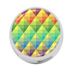 Background Colorful Geometric Triangle 4-port Usb Hub (one Side) by HermanTelo