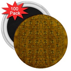 Freedom And Spectacular Butterflies 3  Magnets (100 Pack) by pepitasart