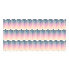Seamless Pattern Background Block Pink Satin Shawl by HermanTelo
