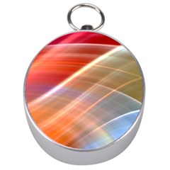 Wave Background Pattern Abstract Silver Compasses by HermanTelo