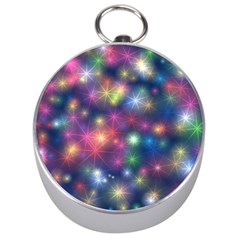 Abstract Background Graphic Space Silver Compasses by HermanTelo