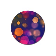 Seamless Pattern Design Tiling Magnet 3  (round) by HermanTelo