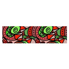 Seamless Heart Love Valentine Satin Scarf (oblong) by HermanTelo