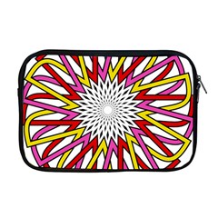 Sun Abstract Mandala Apple Macbook Pro 17  Zipper Case by HermanTelo