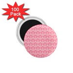 Damask Floral Design Seamless 1.75  Magnets (100 pack)  Front