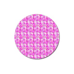Maple Leaf Plant Seamless Pattern Magnet 3  (round) by HermanTelo