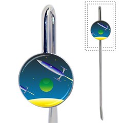 Rocket Spaceship Space Book Mark by HermanTelo