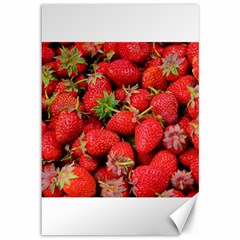 Strawberries Canvas 12  X 18  by TheAmericanDream