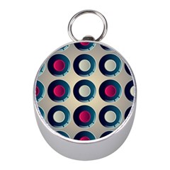 Background Colorful Abstract Mini Silver Compasses by HermanTelo