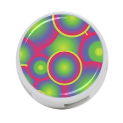 Background Colourful Circles 4-port Usb Hub (two Sides) by HermanTelo