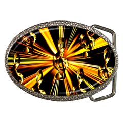 Clef Golden Music Belt Buckles by HermanTelo